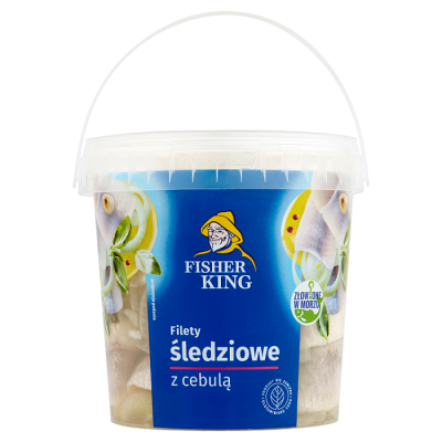 Fisherking Filety Śledziowe Z Cebulą 1100G 