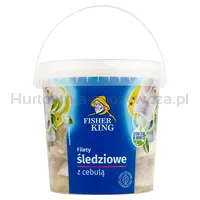 Fisherking Filety Śledziowe Z Cebulą 1100G 