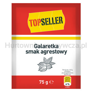 TOPSELLER Galaretka smak agrestowy 75g