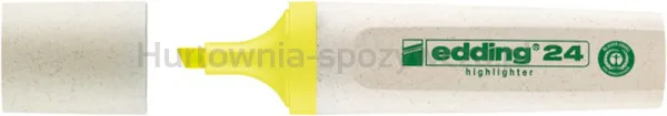 Zakreślacz e-24 EDDING ecoline, 2-5mm, żółty