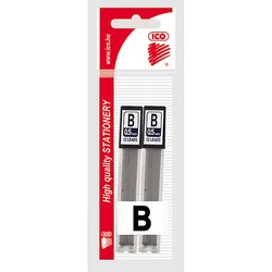 Grafit do ołówka automatycznego ICO, 0,5 mm, 2x12szt., zawieszka 