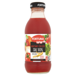 Fortuna Ww+ Sok 100% Pomidorowo-Warzywny Plus Żeń-Szeń 300 Ml