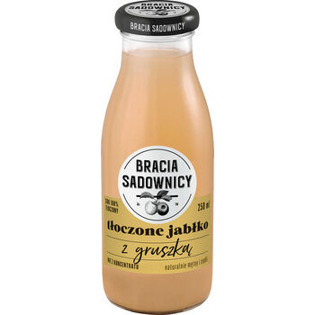 Bracia Sadownicy Sok Tłoczony 250 Ml Jabłko Z Gruszką