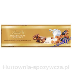 Lindt Swiss Premium Chocolate Milk Raisins Hazelnut 300G