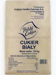 Polski Cukier Cukier biały 25kg