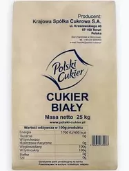 Polski Cukier Cukier biały 25kg