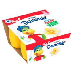 Danone Danonki Smak Waniliowy 4X50G