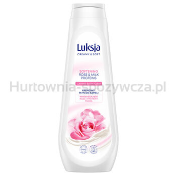 Luksja Płyn Do Kąpieli Creamy Soft Kremowy Róża I Proteiny Mleka 900 Ml