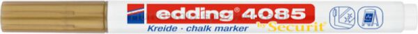 Edding Marker kredowy e-4085 1-2 mm, złoty  - 2
