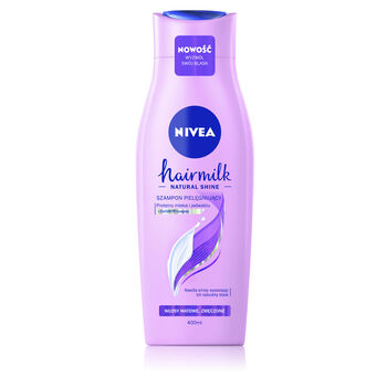 Nivea Szampon Wyzwalający Blask Hairmilk Natural Shine Mleczny 400 Ml