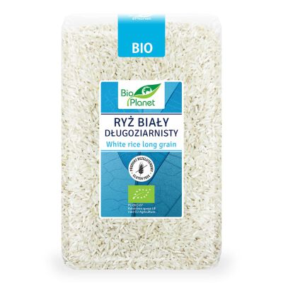 Ryż Biały Długoziarnisty Bezglutenowy Bio 1 Kg - Bio Planet [BIO]