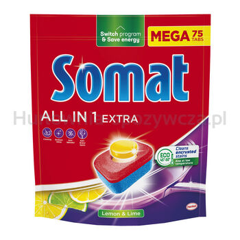 Somat Tabletki All in One Extra Lemon 75 szt. 1245 g