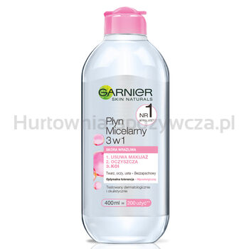 Garnier Płyn Micelarny 3W1 400 Ml