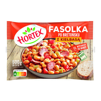 Hortex Fasolka po bretońsku z kiełbasą 600 g