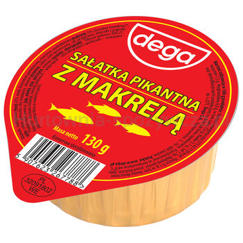 Dega Sałatka Pikantna Z Makrelą 130G