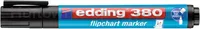 Edding Marker do flipchartów e-380 1,5-3mm, czarny  - 2