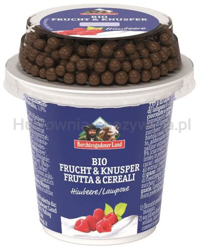 Jogurt Malinowy Z Kulkami Czekoladowymi Bio 150 G - Berchtesgadener Land [BIO]