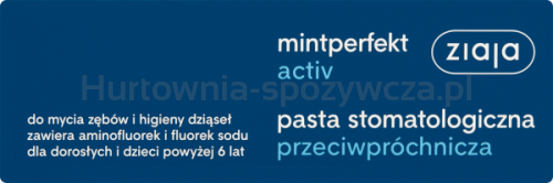 Ziaja Mintperfekt Activ Pasta Przeciwpróchnicza 75 Ml