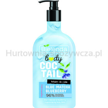 Bielenda Balsam Do Ciała Body Coctail Regenerujący Blue Matcha + Blueberry 400 Ml