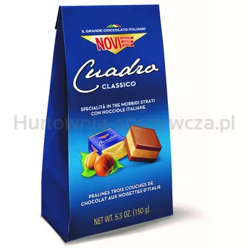 Novi czekoladki Cuadro orzech laskowy 150 g