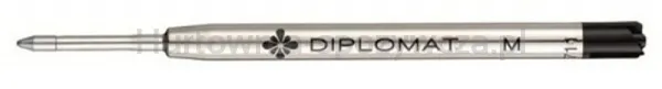 Diplomat Wkład do długopisu do serii Excellence A Plus, Excellence A2, Aero, Optimist, Esteem, Traveller, Magnum, M, czarny 