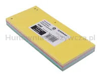 Przekładki DONAU, karton, 1/3 A4, 235x105mm, 100szt., mix kolorów - 6