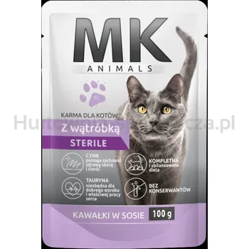 Mk Animals Saszetka Dla Kotów Z Wątróbką Sterile 100 G