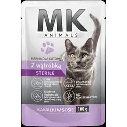Mk Animals Saszetka Dla Kotów Z Wątróbką Sterile 100 G