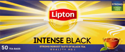 Lipton Herbata Intense Black Czarna 115 G (50 Torebek)