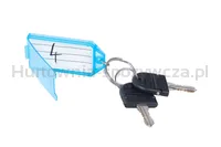 Zawieszki na klucze APLI, 29x56mm, 6szt., blister, mix kolorów - 3