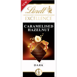 Lindt Excellence Dark Caramelised Hazelnut 100G