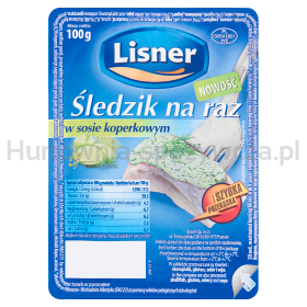 Lisner Śledzik Na Raz W Sosie Koperkowym 100 G