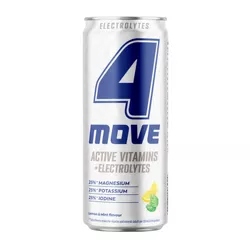4MOVE Active Vitamins + Electrolytes Lemon &amp Mint Flavour 330 ml kaucja