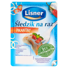 Lisner Śledzik Na Raz Pikantny Z Chili 100G