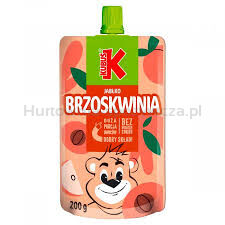 Kubuś Mus Brzoskwinia Jabłko 200G