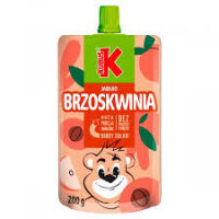 Kubuś Mus Brzoskwinia Jabłko 200G