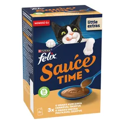 Felix Sauce Time Kurczak I Indyk 6 X 40 G