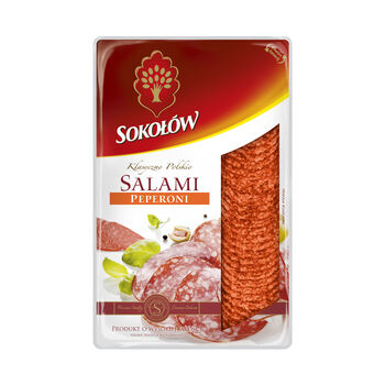 Sokołów Salami Peperoni Plastry 100 G 