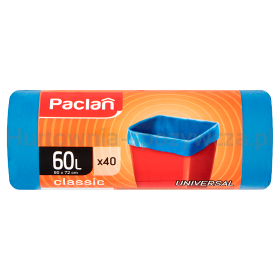 Paclan Classic Worki Na Śmieci 60L 40 Szt