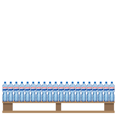 Woda Arctic Mineralna gaz 1,5Lx84 szt. (warstwa)