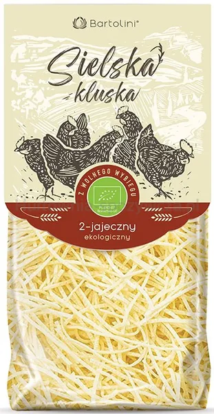 Sielska kluska 2-jajeczny makaron krajanka cienka BIO 250 g