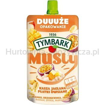 Tymbark Musly Kasza Jaglana Płatki Owsiane Mango Marakuja 170 G