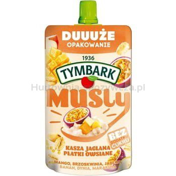 Tymbark Musly Kasza Jaglana Płatki Owsiane Mango Marakuja 170 G