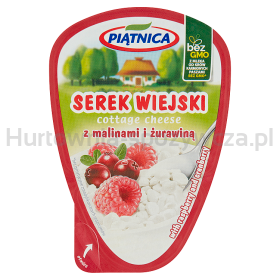 Piątnica Serek Wiejski Z Malinami I Żurawiną 150G