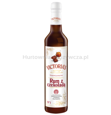 Victoria Cymes Syrop Barmański Rum Z Czekoladą 490 Ml 