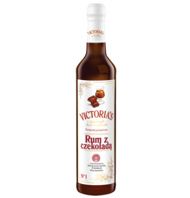 Syrop Barmański Rum Z Czekoladą 490 Ml Victoria'S