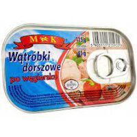 Mk Wątróbki Dorszowe Po Węgiersku 115G