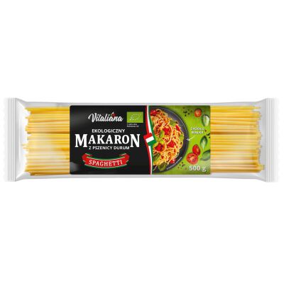 Makaron (Semolinowy) Spaghetti Bio 500 G - Vitaliana [BIO]