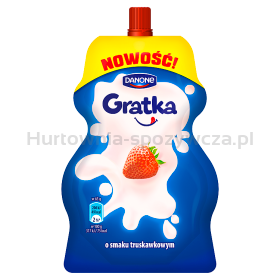 Danone Gratka Deser O Smaku Truskawkowym W Saszetce 65G