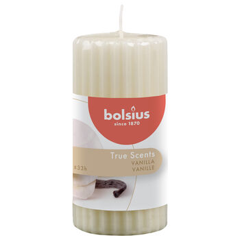 Świeca Bolsius Pieńkowa Zapachowa 120/58 True Scents Wanilia